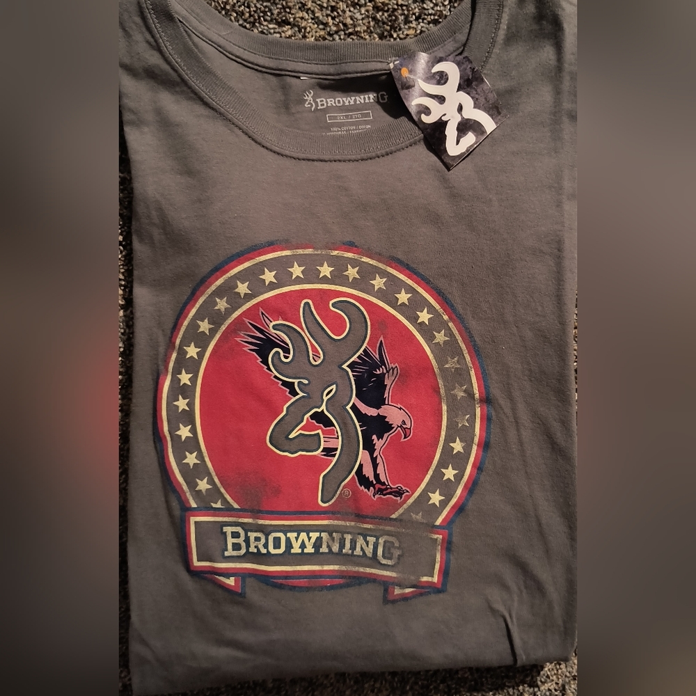 Browning Long Sleeve Tee. S 2X